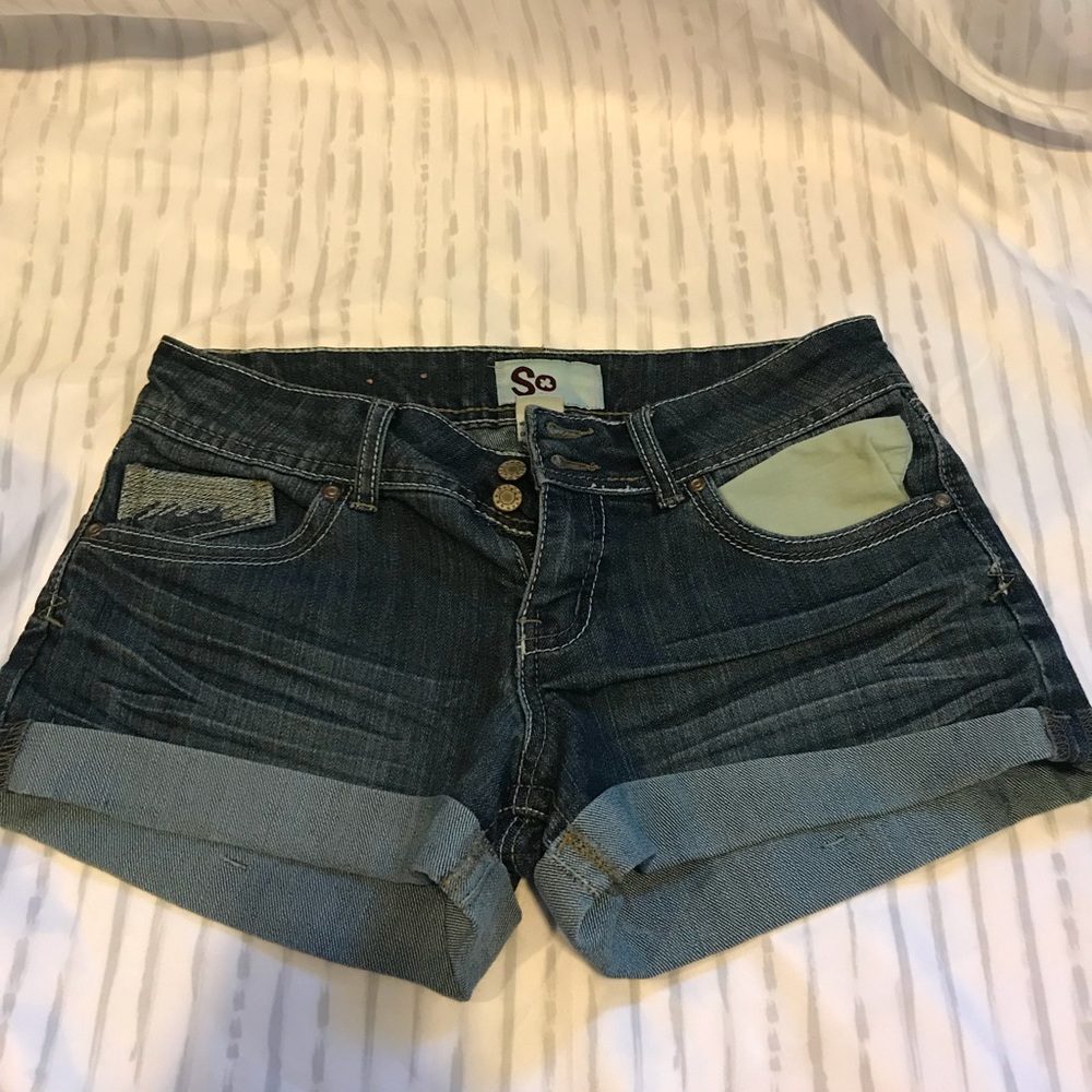 SO jean shorts